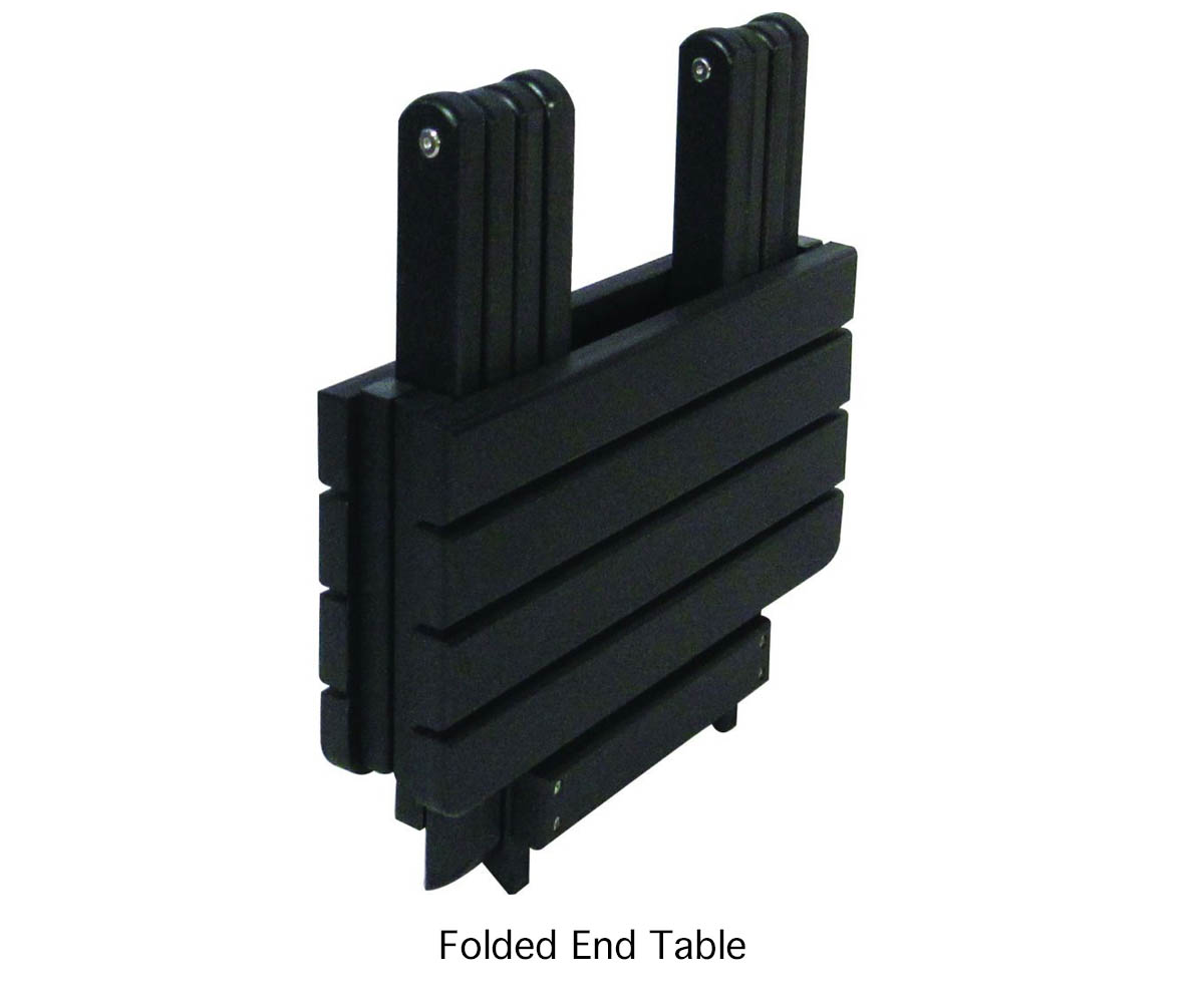 Folding End Table Atlantic City Barstool Brothers