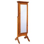Cheval Mirror With Sliding Door