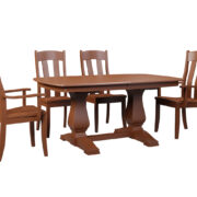 Stacy Double Pedestal Table - Image 2