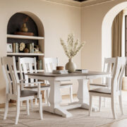 Stacy Double Pedestal Table - Image 3