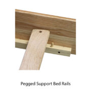 Cambrai Mission Bed With Low Footboard - Image 2