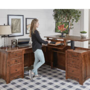 Boulder Creek Sit To Stand L Desk - Image 4