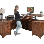 Boulder Creek Sit To Stand L Desk