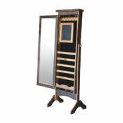 Reclaimed Oak Barnwood Cheval Mirror - Image 2