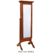 Cheval Mirror With Sliding Door - Image 3