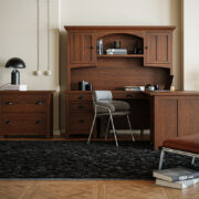 Oakwood Executive Desk - Image 2