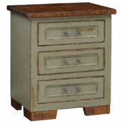 Hudson 3 Drawer Nightstand