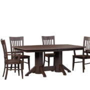 Shaker Double Pedestal Table - Image 2