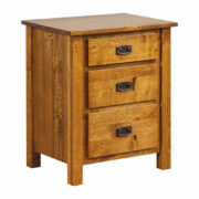 Dutch Country Mission 3 Drawer Nightstand