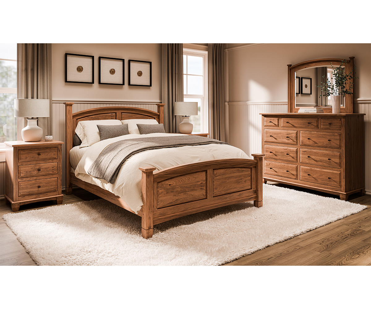 Bella Dresser With Square Mirror - Image 2
