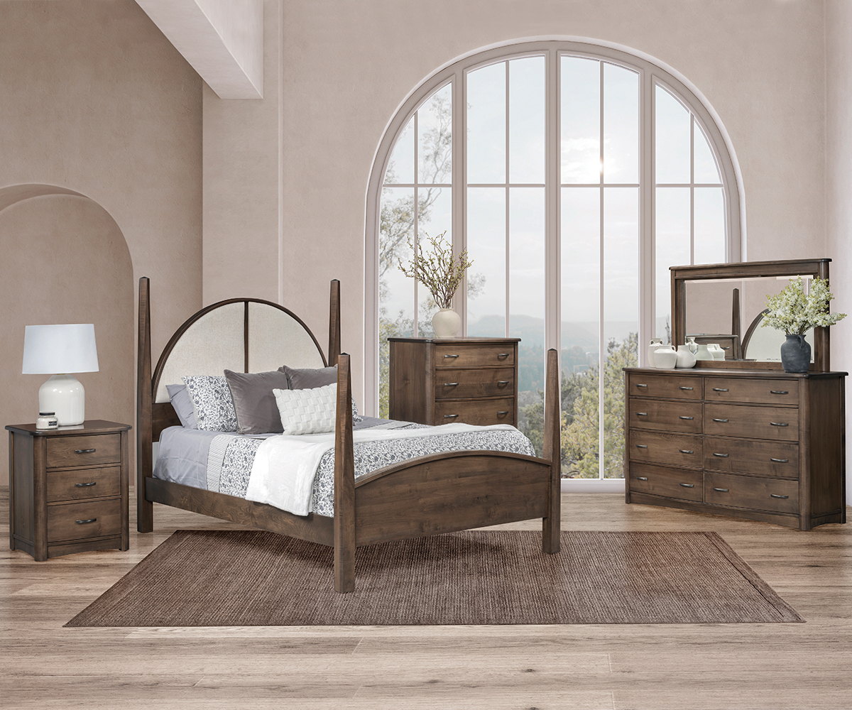 Meridian Two Drawer Nightstand - Image 2