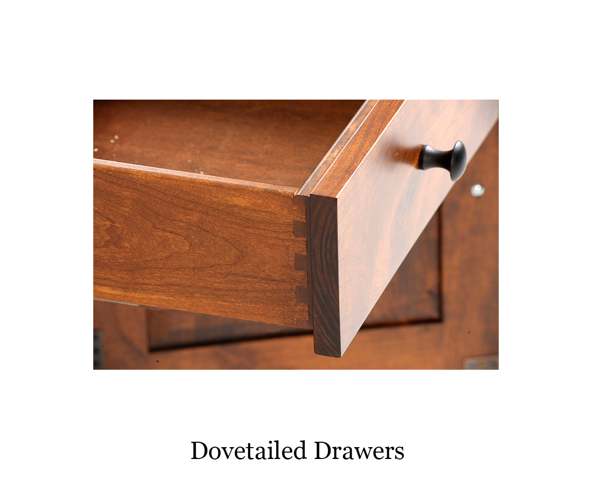 Mountain Lodge Panel Bed With Drawer Units Raised 2" - Image 2