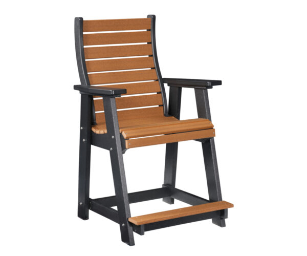Trellis Back Arm Chair Balcony - Small