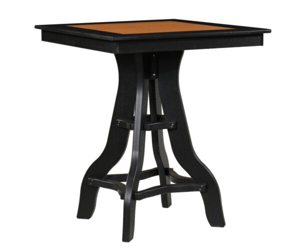 36" Square Patio Border Table - 42"H