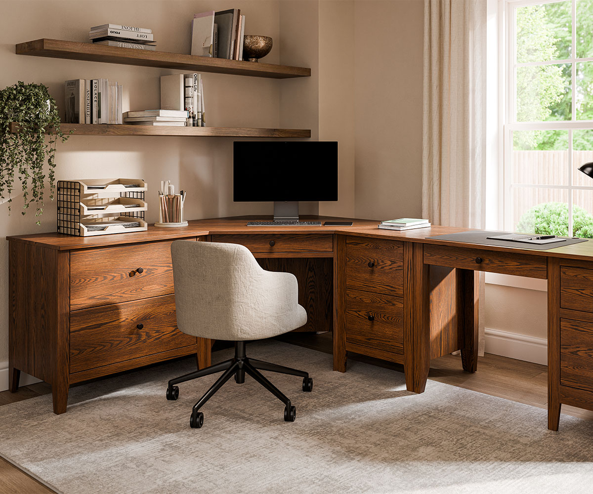 Ashton corner desk office collection