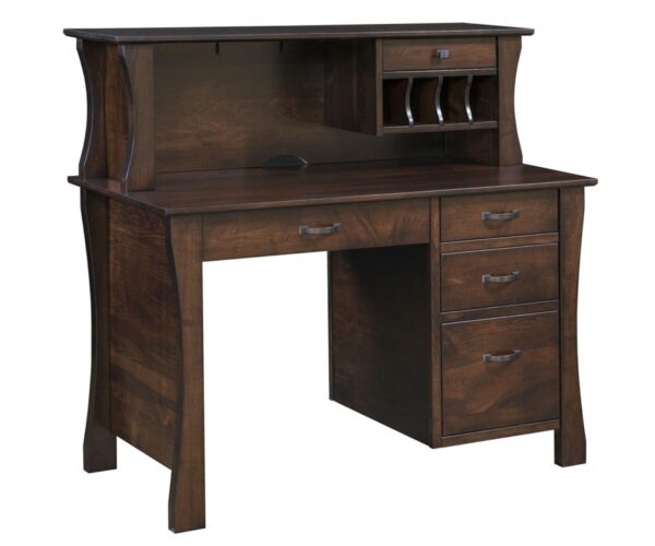 Kapernaum Single Pedestal Desk & Hutch