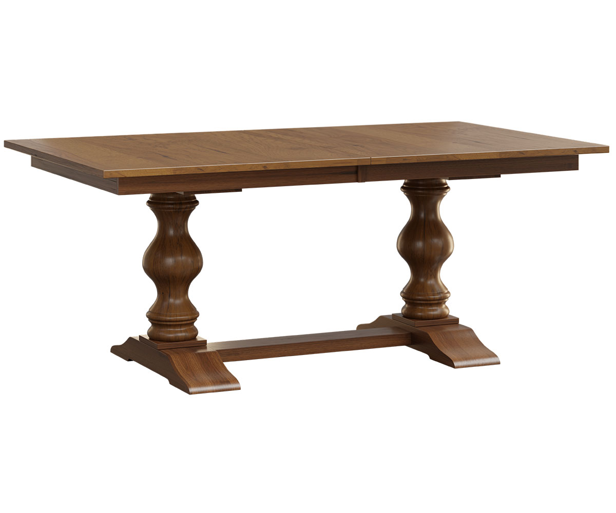 Stanwood Double Pedestal Table