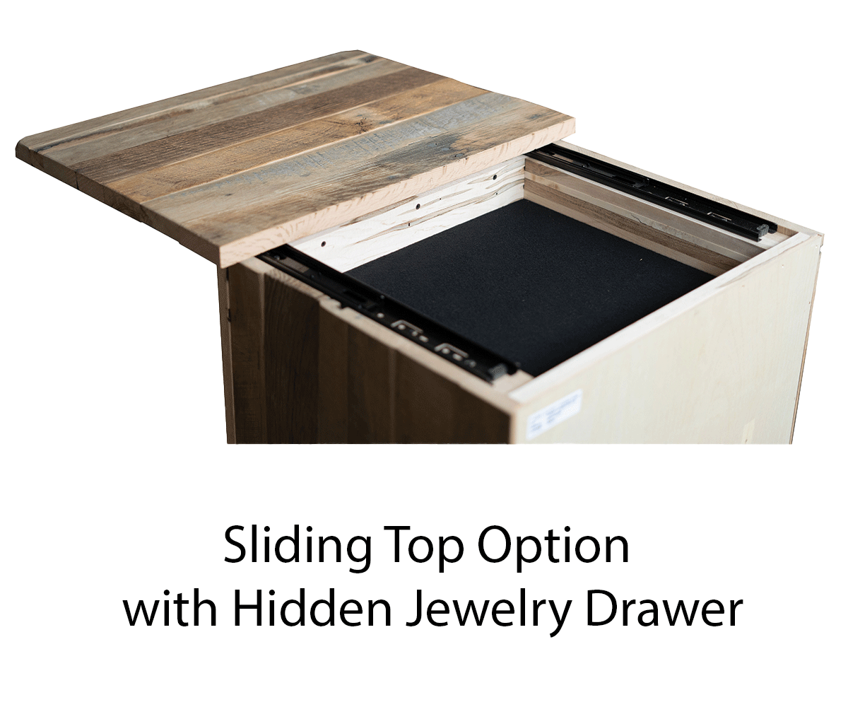 Barn Floor 2 Door Nightstand - Image 3