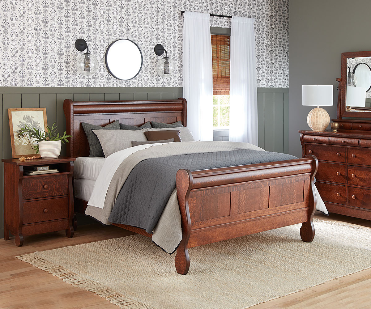 Old Classic Sleigh Blanket Chest - Image 2