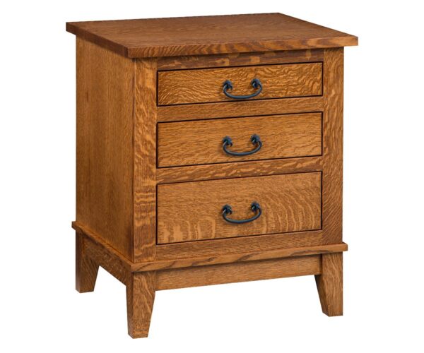 Sierra Mission 3 Drawer Nightstand